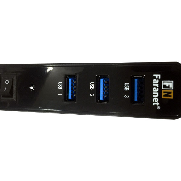 هاب USB 3.0 چهار پورت فرانت مدل FN-U3H403S