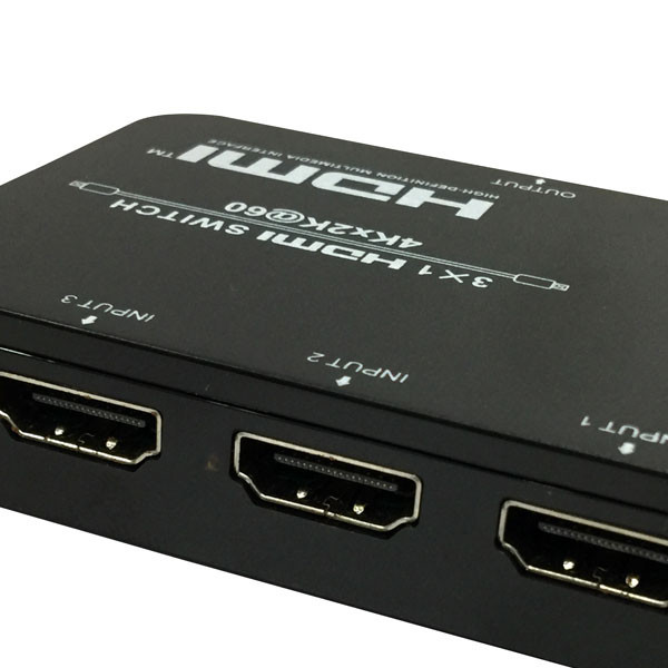 سوئیچ 3 پورت 2.0 HDMI با ریموت کنترل مدل FN-S231