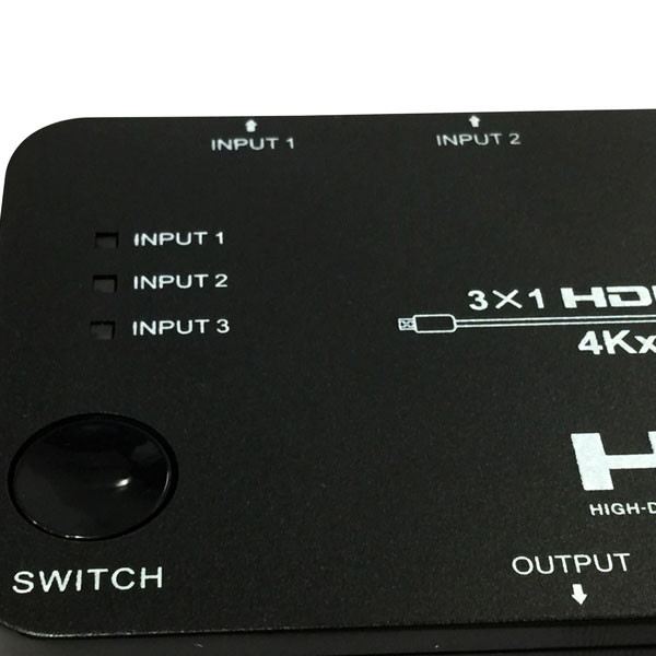سوئیچ 3 پورت 2.0 HDMI با ریموت کنترل مدل FN-S231