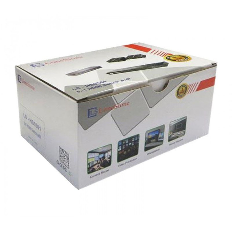 سوئیچ 5 پورت HDMI لایمستون مدل LS-HS0501