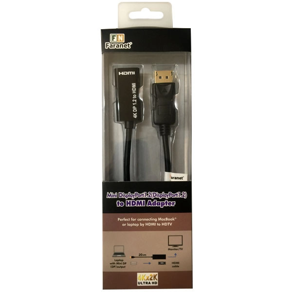 مبدل DisplayPort به HDMI فرانت مدل FN-DPH12A