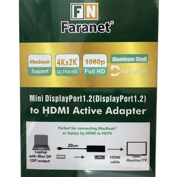 مبدل DisplayPort به HDMI فرانت مدل DP2HA
