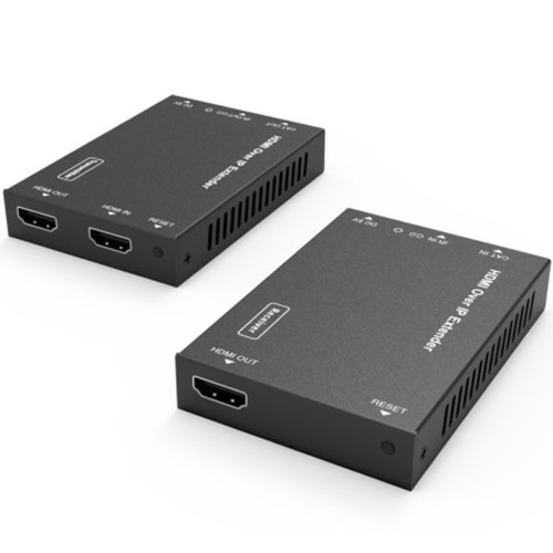 توسعه دهنده تصویر HDMI فرانت مدل FN-E512 - نمای کلی فرستنده و گیرنده در بسته 2 عددی با برد 150 متر
