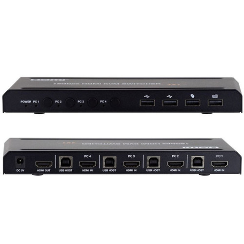 سوییچ 4 پورت HDMI KVM مدل FN-K241