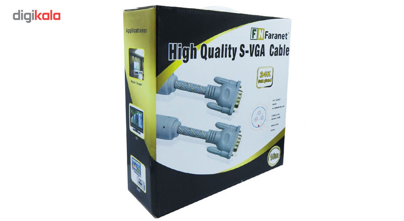 کابل VGA با نویزگیر فرانت 15 متری