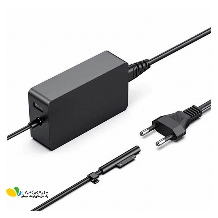 شارژر مایکروسافت سرفیس 15 ولت 2.58 آمپر 44 وات مدل 1800