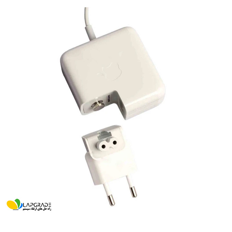 شارژر ۶۰ وات A1344 متصل به مک بوک پرو ۱۳ اینچ - حالت شارژ MagSafe 1