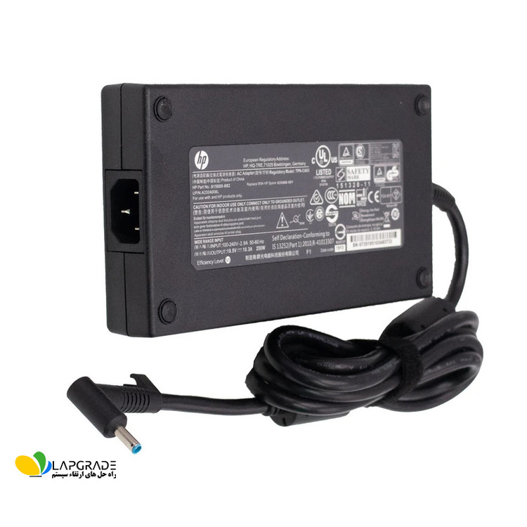 شارژر لپ تاپ اچ پی 19.5 ولت 10.3 آمپر مدل TPN-CA03
