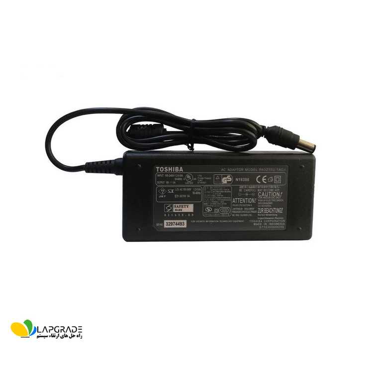 شارژر لپ تاپ توشیبا 15 ولت 5 آمپر مدل PA3381U-1ACA