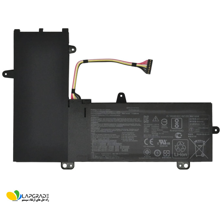 باتری لپتاپ ایسوس 2 سلولی مدل C21N1504 مناسب برای لپتاپ Transformer Book Flip TP200S
