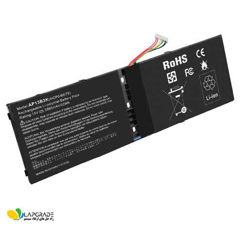 باتری لپتاپ ایسر ۴ سلولی مدل AL13B3K مناسب برای لپتاپ V5-472P