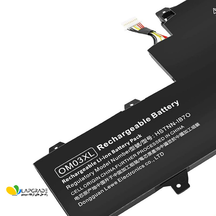 باتری لپ تاپ اچ پی 3 سلولی مدل OM03XL مناسب برای لپ تاپ EliteBook X360 1030 G2
