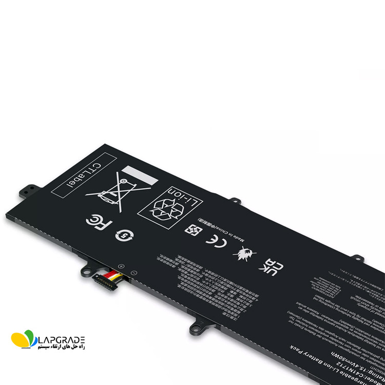 باتری لپتاپ ایسوس 4 سلولی مدل C41N1712 مناسب برای لپتاپ ASUS ROG Zephyrus GX501
