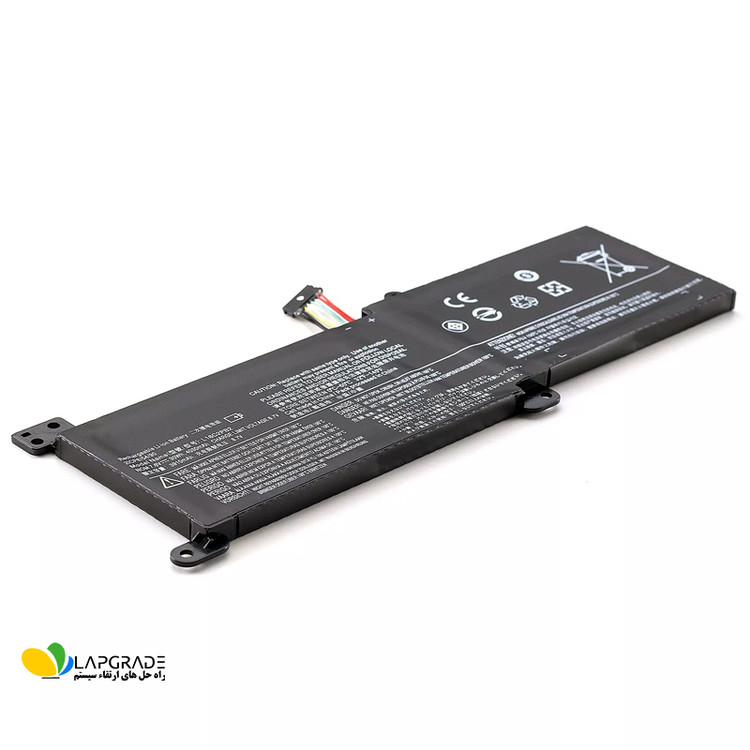 نمای زاویه دار باتری لپ تاپ لنوو مدل L16L2PB2 سازگار با IdeaPad 320-14 و 320-15