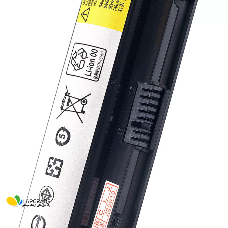 نمای کانکتور و بدنه باتری 4 سلولی لنوو L12S4E01 مناسب سری IdeaPad G و Z