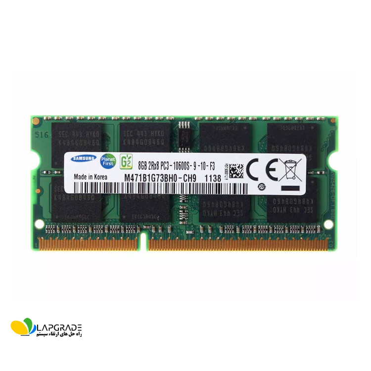 رم لپتاپ سامسونگ 8 گیگ پی سی 3 باس 1333 ( 10600 )