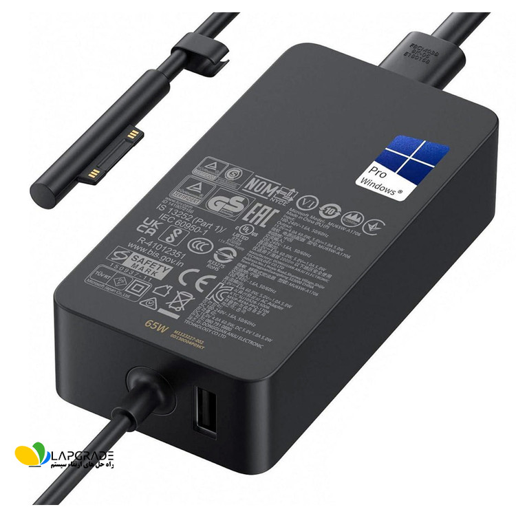 شارژر مایکروسافت سرفیس 15 ولت 4 آمپر 65 وات مدل 1706