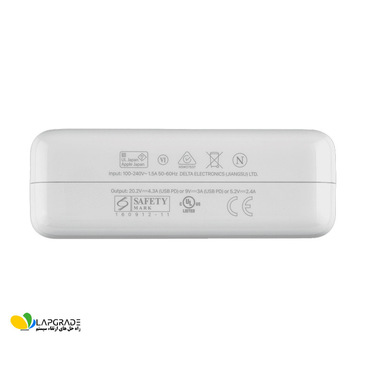 شارژر لپ تاپ اپل 20.2 ولت 4.3 آمپر 87 وات مدل A1719