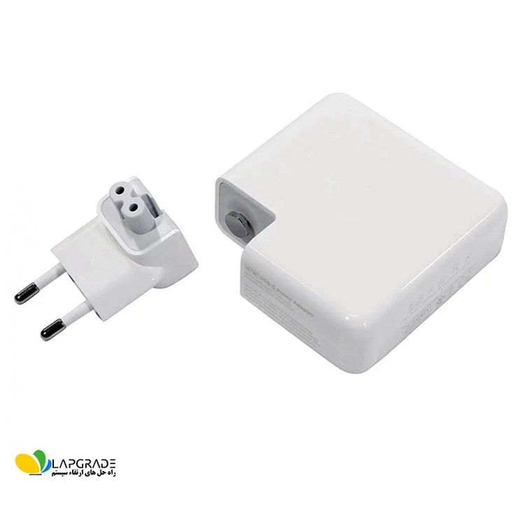 شارژر ۶۱ وات USB-C اپل مدل A1718 - نمای رابط برق
