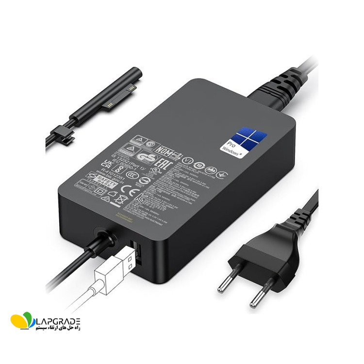 شارژر مایکروسافت سرفیس 15 ولت 6.33 آمپر 102 وات کد 1798