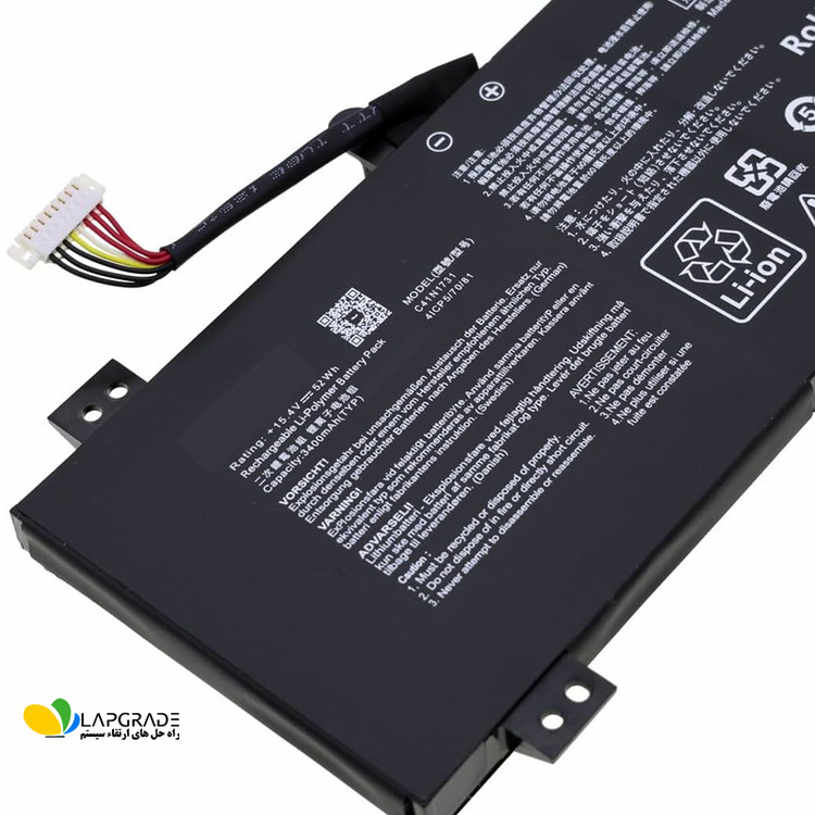 باتری لپتاپ ایسوس 4 سلولی مدل C41N1731 مناسب برای لپتاپ ASUS ROG STRIX GL504
