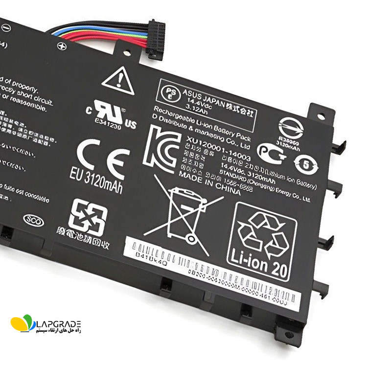 باتری لپتاپ ایسوس 4 سلولی مدل B41N1304 مناسب برای لپتاپ ASUS VivoBook S451 V451 K451