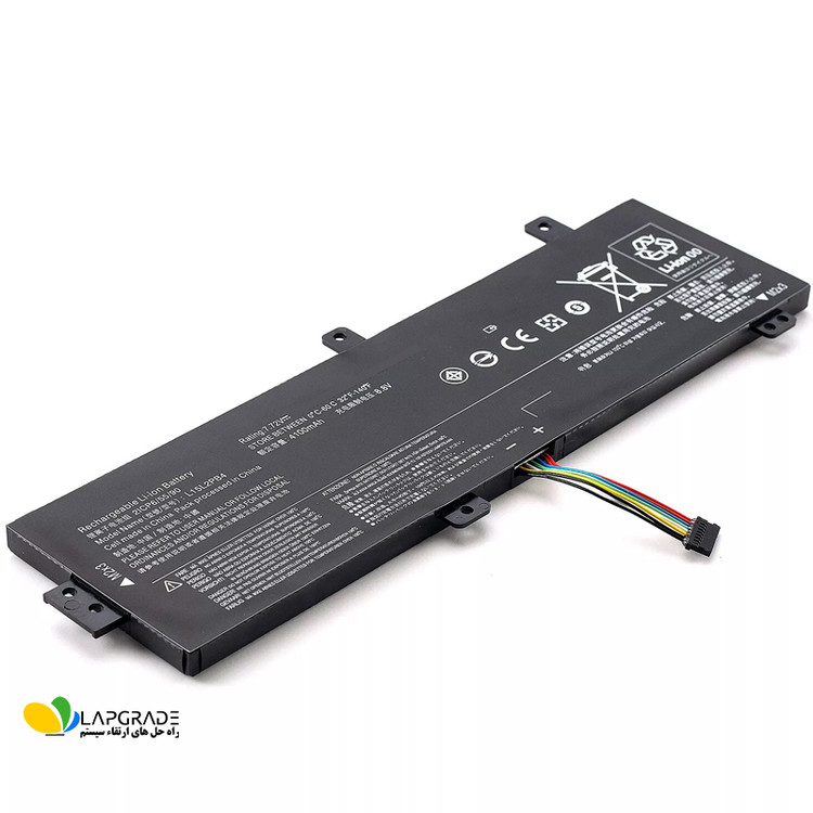 نمای زاویهدار باتری داخلی لپ تاپ Lenovo مدل L15L2PB4 برای IdeaPad 310 و 510