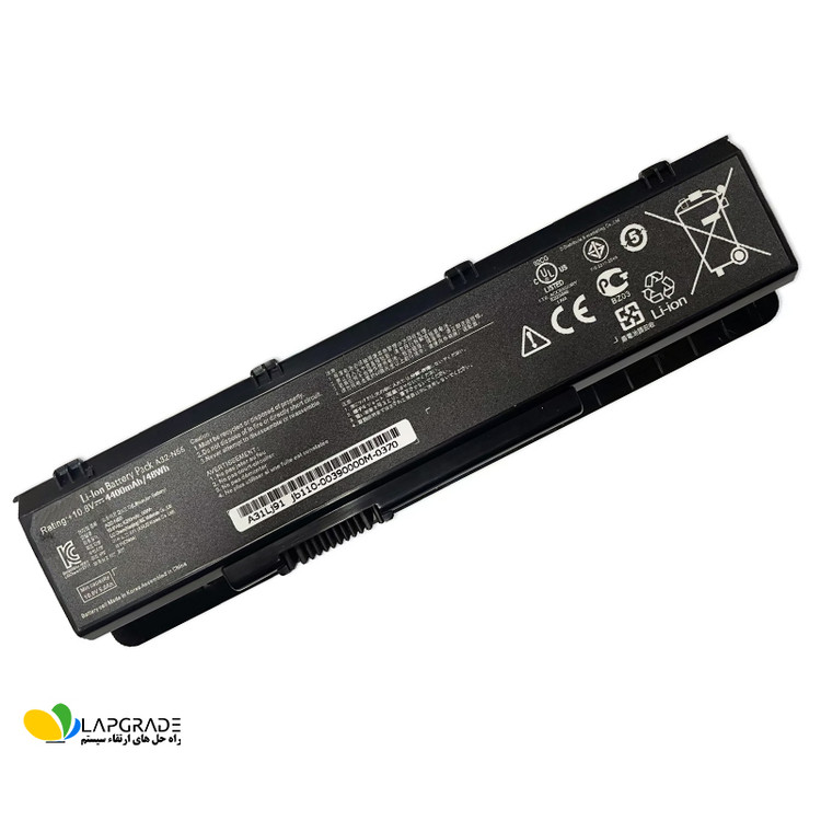 باتری لپ تاپ ایسوس 6 سلولی مدل A32-N55 مناسب برای لپ تاپ ASUS N45 N55 N75
