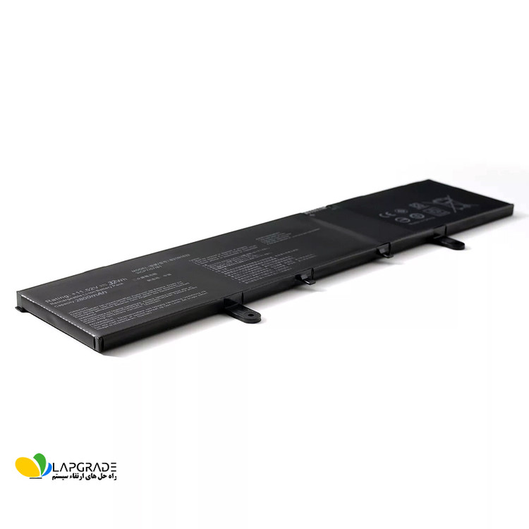 باتری لپتاپ ایسوس 3 سلولی مدل B31N1632 با ظرفیت 2800 میلی آمپر ساعت و ولتاژ 11.52 ولت - نمای جلو مناسب برای لپ تاپ های باریک ASUS VivoBook 14 سری X405 و ZenBook S4100