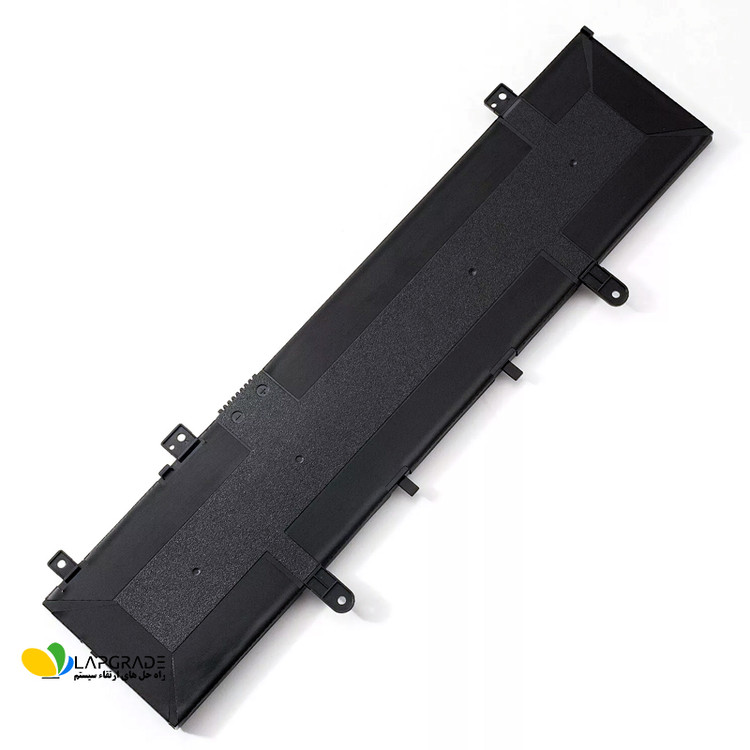 نمای جای پیچ ها و پایه های نگهدارنده باتری لپتاپ ایسوس مدل B31N1632 برای نصب داخلی روی لپ تاپ های VivoBook 14 سری X405UA و X405UQ