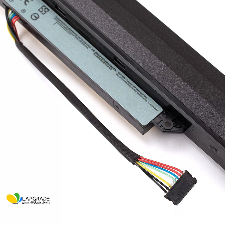 نمای نزدیک بدنه و کانکتور باتری لنوو L15S3A02 مخصوص سری IdeaPad 110