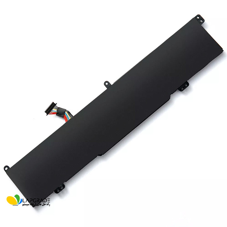 نمای نزدیک کانکتور و بدنه باتری لنوو مدل L18M3PF1 مخصوص سری L340 Gaming