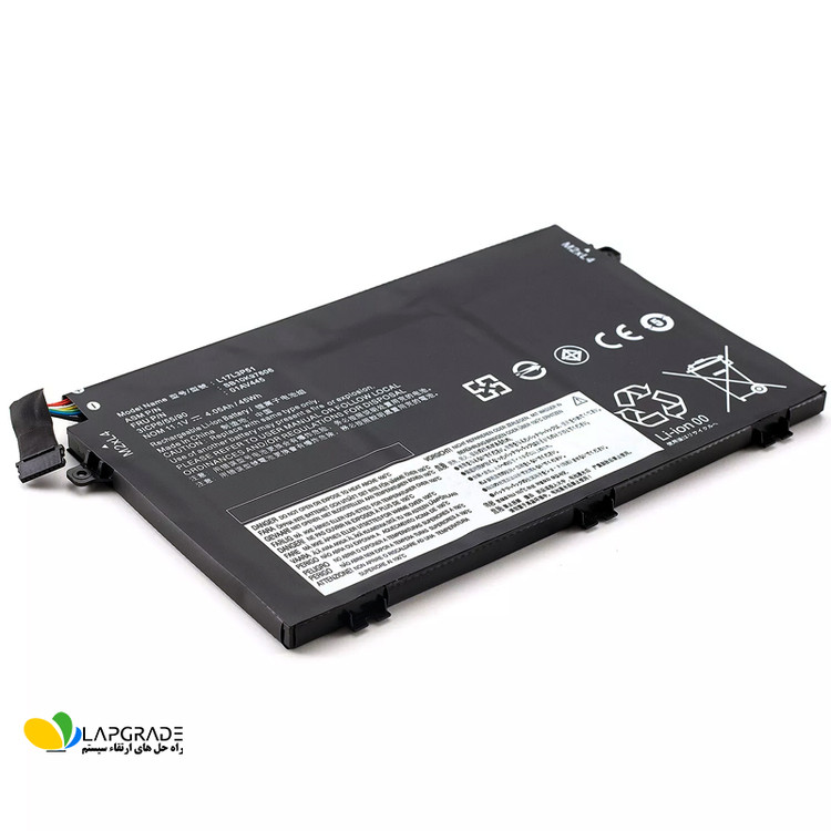 نمای باتری Lenovo L17L3P51 مناسب لپ تاپ ThinkPad E480 E580 با ولتاژ 11.1 ولت
