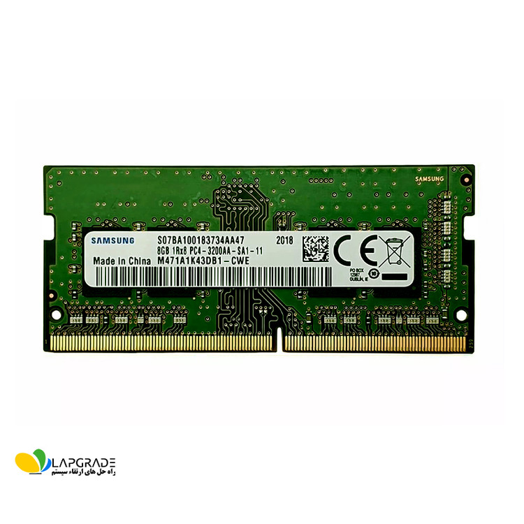 رم لپ تاپ سامسونگ 8 گیگ پی سی 4 باس 3200 ( 25600 )