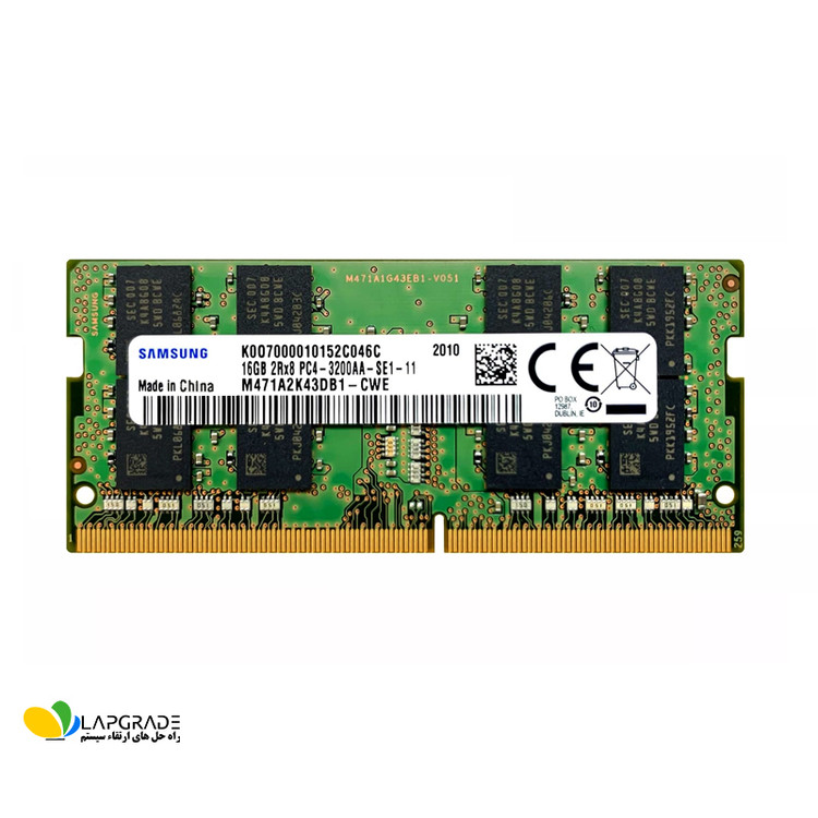 رم لپ تاپ سامسونگ 16 گیگ پی سی 4 باس 3200 ( 25600 )
