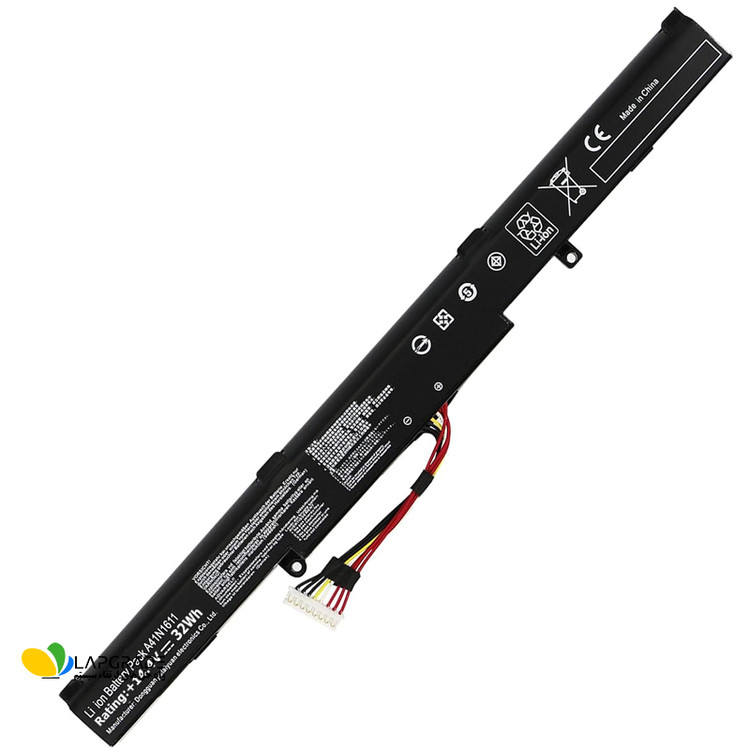 باتری لپتاپ ایسوس 4 سلولی مدل A41N1611 مناسب برای لپتاپ Asus ROG Strix GL553 FX53VD GL753V GL752V