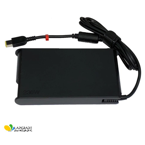 نمای نزدیک سوکت مستطیلی USB-Style (Slim Tip) شارژر لپ تاپ لنوو مدل ADL230SLC3A برای اتصال به لپ تاپ های جدید Lenovo