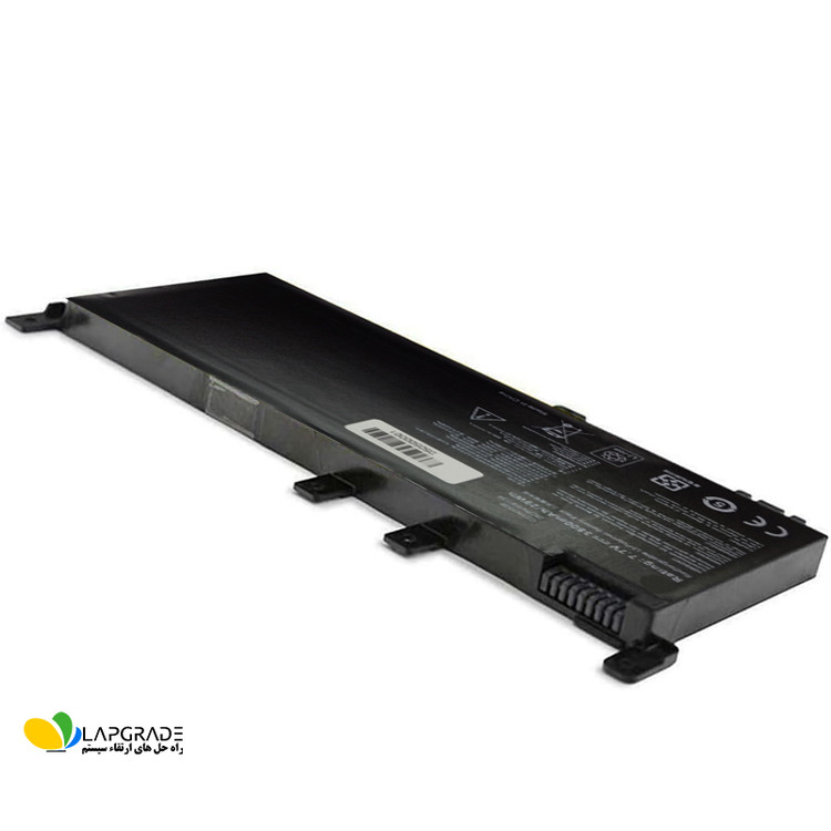 نمای جای پیچ ها و پایه های نگهدارنده باتری لپتاپ ایسوس مدل C21N1638 برای نصب داخلی روی لپ تاپ های VivoBook 14 سری X442 و X442UF