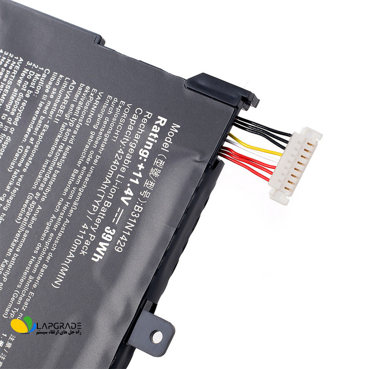 باتری لپتاپ ایسوس 3 سلولی مدل B31N1429 مناسب برای لپتاپ Asus A501 K501