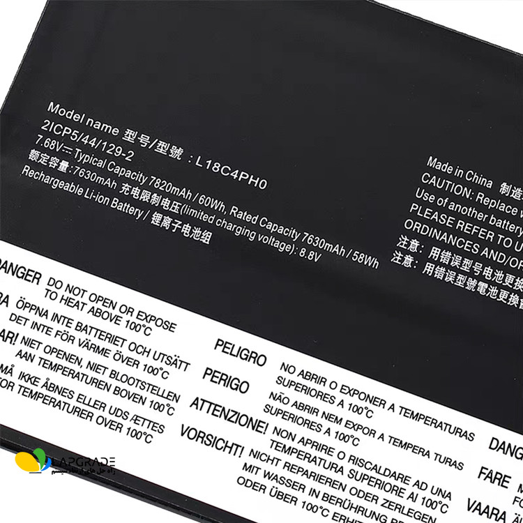 نمای نزدیک باتری Lenovo L18C4PH0 چهار سلولی برای Yoga C940