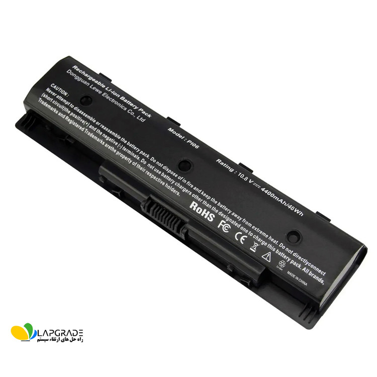 باتری لپتاپ HP PI06 ششسلولی 10.8V 4400mAh (نمای کلی)
