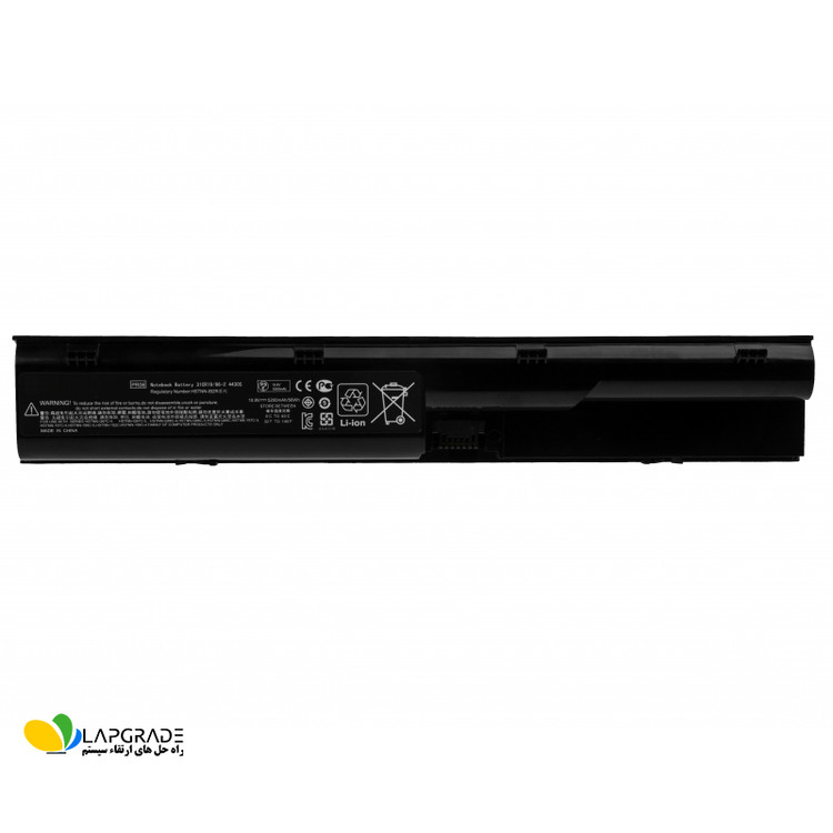 نمای لیبل و مشخصات باتری خارجی HP PR06 (Li-ion 6Cell)