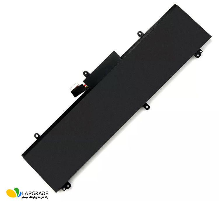 باتری لپتاپ ایسوس 4 سلولی لیتیوم پلیمر مدل C41N1837 با ظرفیت 4200 میلی آمپر ساعت (64 وات ساعت) و ولتاژ 15.2 ولت - نمای جلو مناسب برای لپ تاپ های گیمینگ فوق باریک ASUS ROG Zephyrus سری GA502، GU502 و GX502