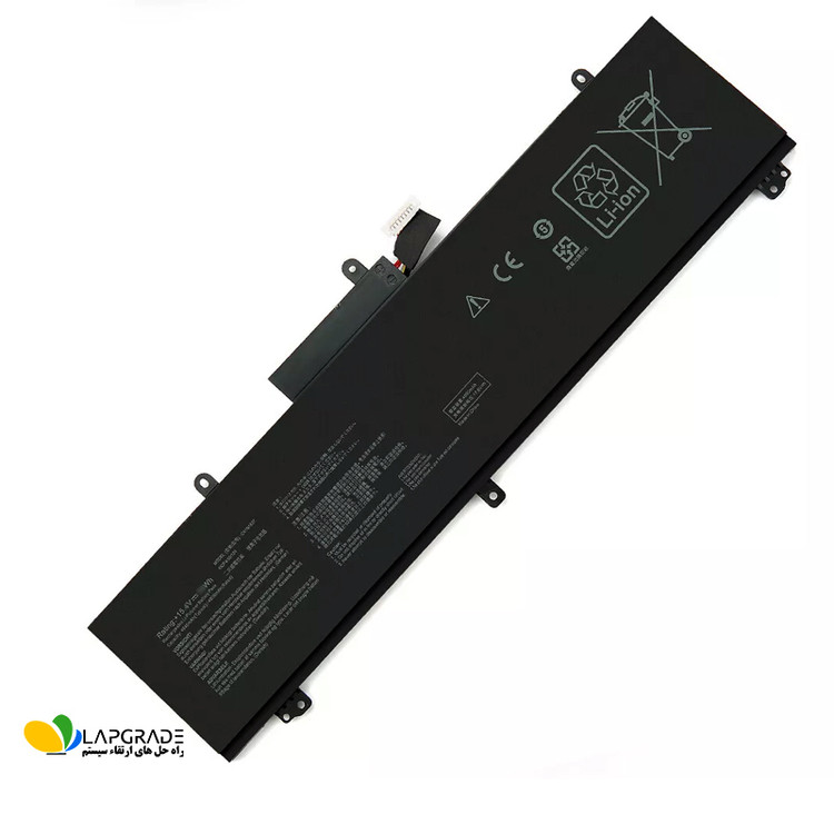برچسب مشخصات فنی و پارت نامبر C41N1837 روی باتری لپتاپ ایسوس 4 سلول لیتیوم پلیمر 4200mAh 64Wh با ولتاژ 15.2 ولت - سازگار با ROG Zephyrus GA502DU، GU502GV، GX502LWS و GU532LV