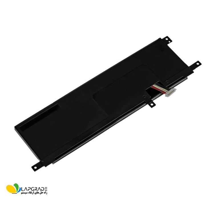 باتری لپتاپ ایسوس 2 سلولی مدل B21N1329 با ظرفیت 4150 میلی آمپر ساعت و ولتاژ 7.6 ولت - نمای جلو مناسب برای لپ تاپ های اقتصادی ASUS سری X403، X453، X553 و F453