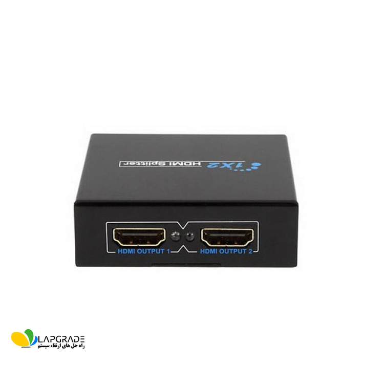 اسپلیتر 2 پورت HDMI فرانت ورژن 1.4 مدل FN-V120 با قابلیت EDID - نمای کلی دستگاه با بدنه فلزی