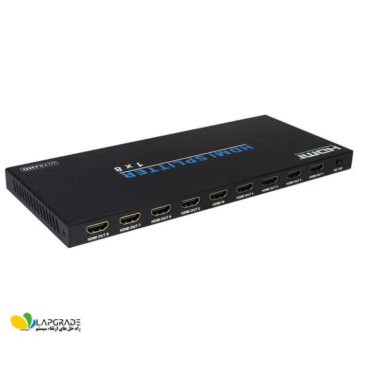 اسپلیتر 8 پورت HDMI فرانت ورژن 2.0 با قابلیت EDID مدل FN-V218