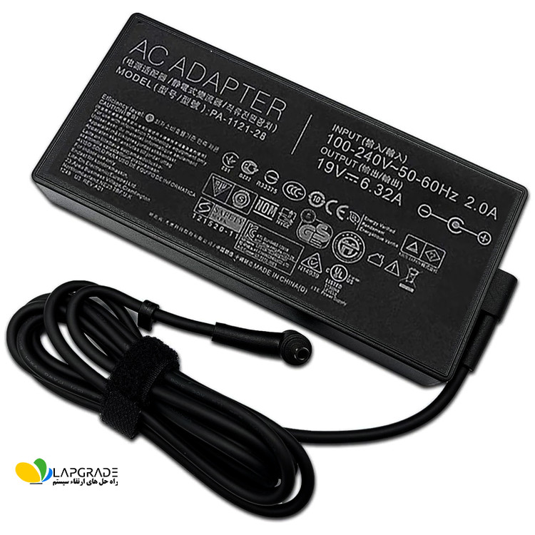 شارژر لپتاپ ایسوس 19ولت 6.32 آمپر 120 وات مدل PA-1121-28