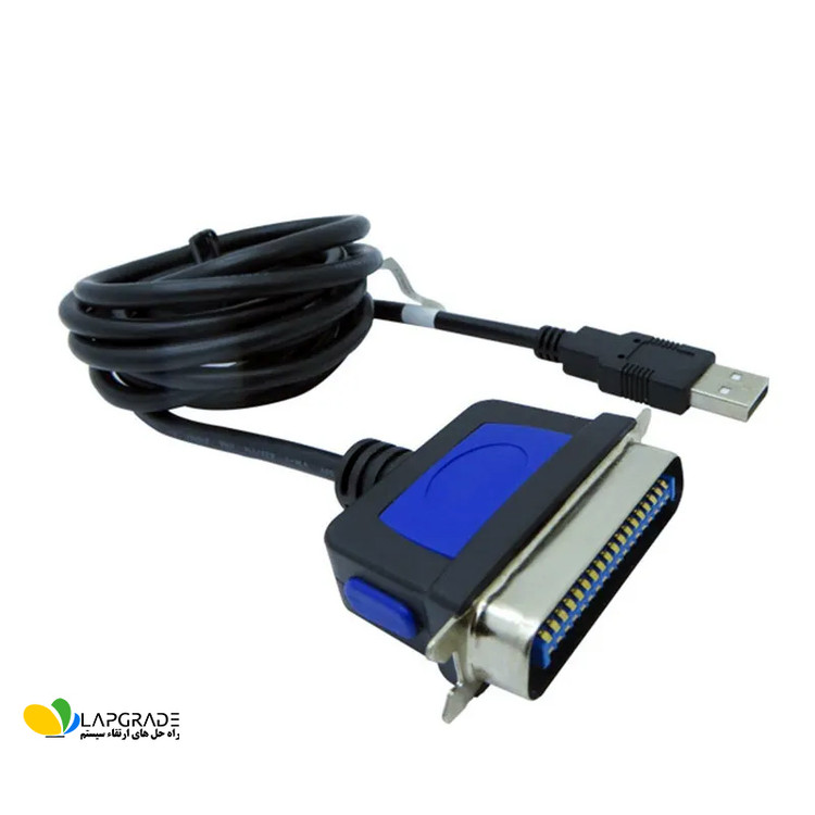 کابل پرینتر پارالل فرانت مدل FN-U2CN36 - نمای کلی کابل تبدیل USB 2.0 به 36 پین سنترونیکس با روکش مقاوم