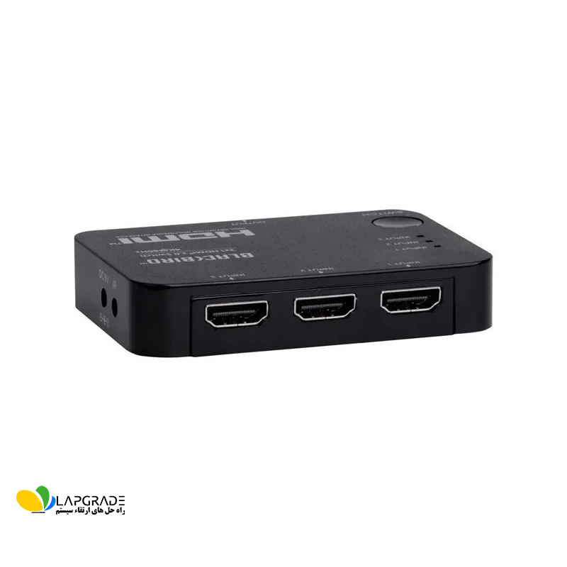 نمای 3 پورت ورودی HDMI و 1 پورت خروجی HDMI روی سوئیچ فرانت FN-S231 - پشتیبانی از 4K@60Hz